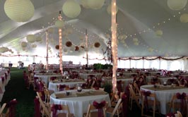 East Lansing Wedding Tent Rental